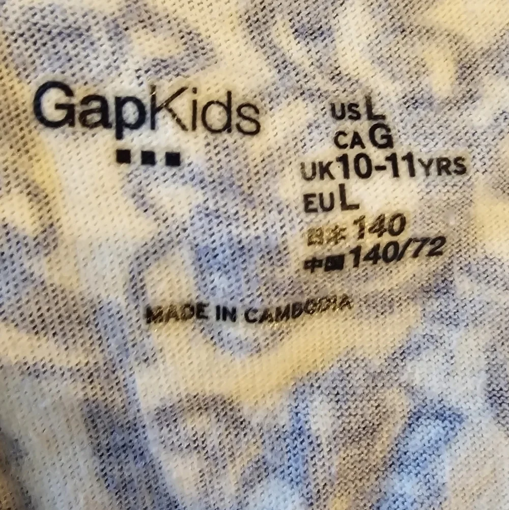 6/$20 Gap Kids Floral Print Sun Dress/ Coverup Size L (Girl)